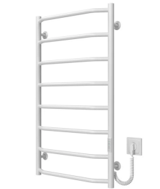 Електрична сушарка для рушників Deffi Трапеція П8 500х900 праве підключення WD03 білий C.TR.90.50.8.E.W.R.3