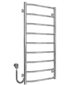 Электрический полотенцесушитель Deffi Трапеция П9 500х1000 левое подключение хром C.TR.100.50.9.E.C.L.5