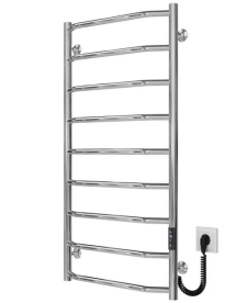 Електрична сушарка для рушників Deffi Трапеція П9 500х1000 праве підключення JD03 хром C.TR.100.50.9.E.C.R.1