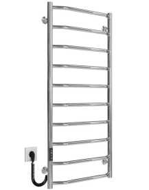 Электрический полотенцесушитель Deffi Трапеция П10 500х1100 левое подключение JD03 хром C.TR.110.50.10.E.C.L.1