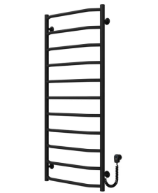 Електрична сушарка для рушників Deffi Трапеція П11 500х1200 праве підключення чорний C.TR.120.50.11.E.B.R.5