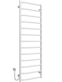 Электрический полотенцесушитель Deffi Трапеция П13 500х1400 левое подключение белый C.TR.140.50.13.E.W.L.5