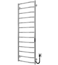 Электрический полотенцесушитель Deffi Трапеция П13 500х1400 правое подключение JD03 хром C.TR.140.50.13.E.C.R.1