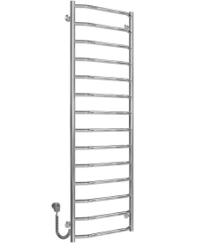 Електрична сушарка для рушників Deffi Трапеція П14 500х1500 ліве підключення хром C.TR.150.50.14.E.C.L.5