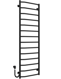 Электрический полотенцесушитель Deffi Трапеция П14 500х1500 левое подключение черный C.TR.150.50.14.E.B.L.5
