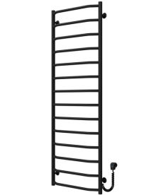 Электрический полотенцесушитель Deffi Трапеция П14 500х1500 правое подключение черный C.TR.150.50.14.E.B.R.5