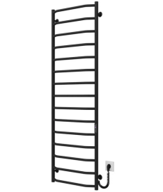 Электрический полотенцесушитель Deffi Трапеция П15 500х1600 правое подключение JD03 черный C.TR.160.50.15.E.B.R.1