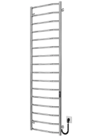 Електрична сушарка для рушників Deffi Трапеція П16 500х1700 праве підключення JD03 хром C.TR.170.50.16.E.C.R.1