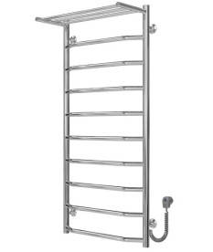 Електрична сушарка для рушників Deffi Трапеція з полицею П10 500х1100 праве підключення хром C.TP.110.50.10.E.C.R.5