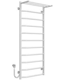Электрический полотенцесушитель Deffi Трапеция с полкой П11 500х1200 левое подключение белый C.TP.120.50.11.E.W.L.5