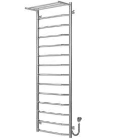 Электрический полотенцесушитель Deffi Трапеция с полкой П15 500х1500 правое подключение хром C.TP.150.50.15.E.C.R.5