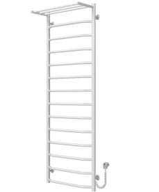 Электрический полотенцесушитель Deffi Трапеция с полкой П15 500х1500 правое подключение белый C.TP.150.50.15.E.W.R.5