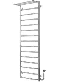 Электрический полотенцесушитель Deffi Трапеция с полкой П15 500х1600 правое подключение хром C.TP.160.50.15.E.C.R.5