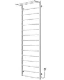 Електрична сушарка для рушників Deffi Трапеція з полицею П15 500х1600 праве підключення білий C.TP.160.50.15.E.W.R.5