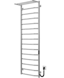 Електрична сушарка для рушників Deffi Трапеція з полицею П15 500х1600 праве підключення JD03 хром C.TP.160.50.15.E.C.R.1