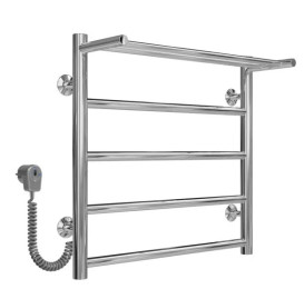 Електрична сушарка для рушників Deffi Терма П5 500х500 ліве підключення хром C.TE.50.50.5.E.C.L.5