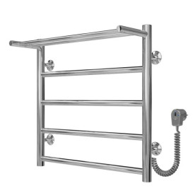 Электрический полотенцесушитель Deffi Терма П5 500х500 правое подключение хром C.TE.50.50.5.E.C.R.5