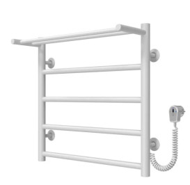 Электрический полотенцесушитель Deffi Терма П5 500х500 правое подключение белый C.TE.50.50.5.E.W.R.5