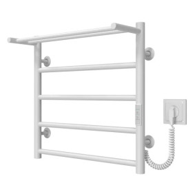 Електрична сушарка для рушників Deffi Терма П5 500х500 праве підключення WD03 білий C.TE.50.50.5.E.W.R.3