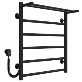 Электрический полотенцесушитель Deffi Терма П6 500х600 левое подключение черный C.TE.60.50.6.E.B.L.5