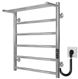 Электрический полотенцесушитель Deffi Терма П6 500х600 правое подключение JD03 хром C.TE.60.50.6.E.C.R.1