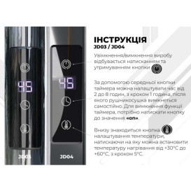 Электрический полотенцесушитель Deffi Терма П6 500х600 правое подключение JD03 черный C.TE.60.50.6.E.B.R.1
