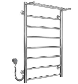 Электрический полотенцесушитель Deffi Терма П8 500х800 левое подключение хром C.TE.80.50.8.E.C.L.5