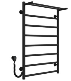 Електрична сушарка для рушників Deffi Терма П8 500х800 ліве підключення чорний C.TE.80.50.8.E.B.L.5