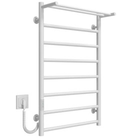 Электрический полотенцесушитель Deffi Терма П8 500х800 левое подключение WD03 белый C.TE.80.50.8.E.W.L.3