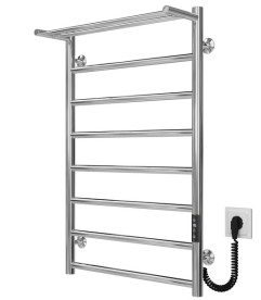 Электрический полотенцесушитель Deffi Терма П8 500х800 правое подключение JD03 хром C.TE.80.50.8.E.C.R.1