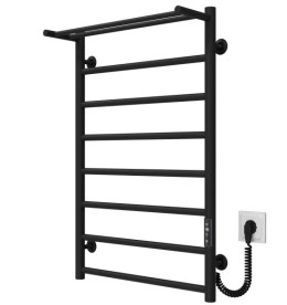 Електрична сушарка для рушників Deffi Терма П8 500х800 праве підключення JD03 чорний C.TE.80.50.8.E.B.R.1