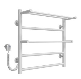 Електросушарка для рушників Deffi Терма Плюс П5 500х500 ліве підключення білий C.TA.50.50.5.E.W.L.5