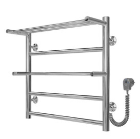 Электрический полотенцесушитель Deffi Терма Плюс П5 500х500 правое подключение хром C.TA.50.50.5.E.C.R.5