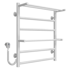 Електрична сушарка для рушників Deffi Терма Плюс П6 500х600 ліве підключення білий C.TA.60.50.6.E.W.L.5