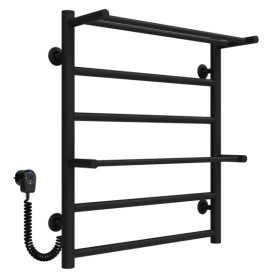 Электрический полотенцесушитель Deffi Терма Плюс П6 500х600 левое подключение черный C.TA.60.50.6.E.B.L.5