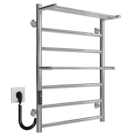 Электрический полотенцесушитель Deffi Терма Плюс П7 500х700 левое подключение JD03 хром C.TA.70.50.7.E.C.L.1