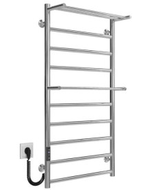 Електрична сушарка для рушників Deffi Терма Плюс П10 500х1000 ліве підключення JD03 хром C.TA.100.50.10.E.C.L.1