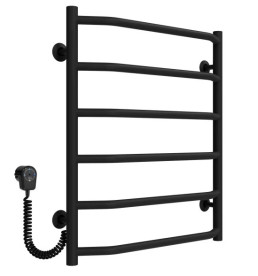 Электрический полотенцесушитель Deffi Трапеция П6 500х600 левое подключение EF16 черный D.TR.60.50.6.E.B.L.5