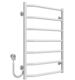 Электрический полотенцесушитель Deffi Трапеция П7 500х700 левое подключение EF16 белый D.TR.70.50.7.E.W.L.5