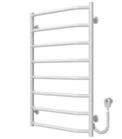 Електрична сушарка для рушників Deffi Трапеція П8 500х800 праве підключення EF16 білий D.TR.80.50.8.E.W.R.5