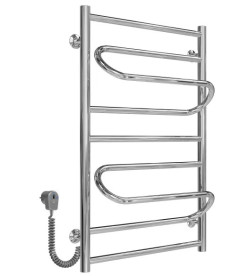 Электрический полотенцесушитель Deffi Вилла 500х800 левое подключение хром C.VP.80.50.E.C.R.5