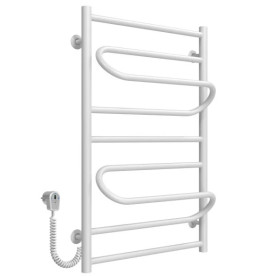 Электрический полотенцесушитель Deffi Вилла 500х800 левое подключение белый C.VP.80.50.E.W.R.5