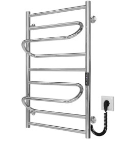 Электрический полотенцесушитель Deffi Вилла 500х800 правое подключение JD03 хром C.VP.80.50.E.C.R.1