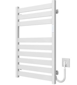 Электрический полотенцесушитель Deffi Victoria П9 500х800 правое подключение WD04 белый A.VI.80.50.9.E.W.R.4