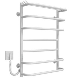 Електрична сушарка для рушників Deffi Юність П7 400х700 ліве підключення WD03 білий C.YU.70.40.7.E.W.L.3