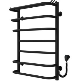 Электрический полотенцесушитель Deffi Юность П7 500х700 правое подключение черный C.YU.70.50.7.E.B.R.5