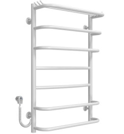 Электрический полотенцесушитель Deffi Юность П7 500х800 левое подключение белый C.YU.80.50.7.E.W.L.5