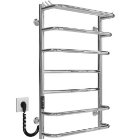 Електрична сушарка для рушників Deffi Юність П7 500х800 ліве підключення JD03 хром C.YU.80.50.7.E.C.L.1