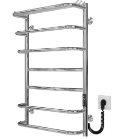 Електрична сушарка для рушників Deffi Юність П7 500х800 праве підключення JD03 хром C.YU.80.50.7.E.C.R.1