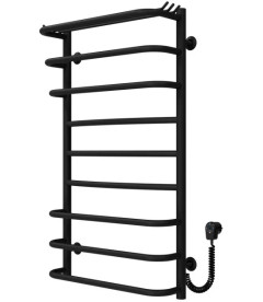 Электрический полотенцесушитель Deffi Юность П9 500х900 правое подключение черный C.YU.90.50.9.E.B.R.5